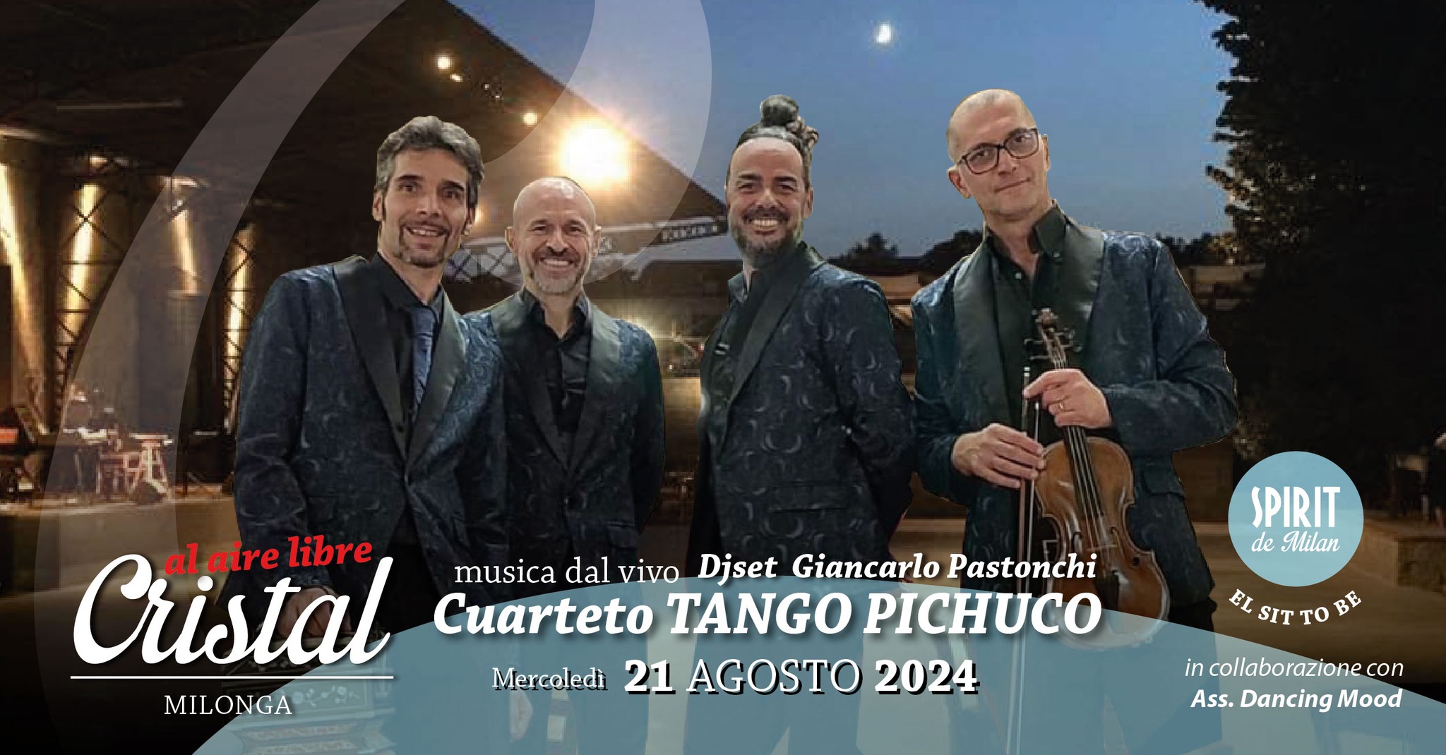 CRISTAL, Tango Pichuco e G. Pastonchi Dj