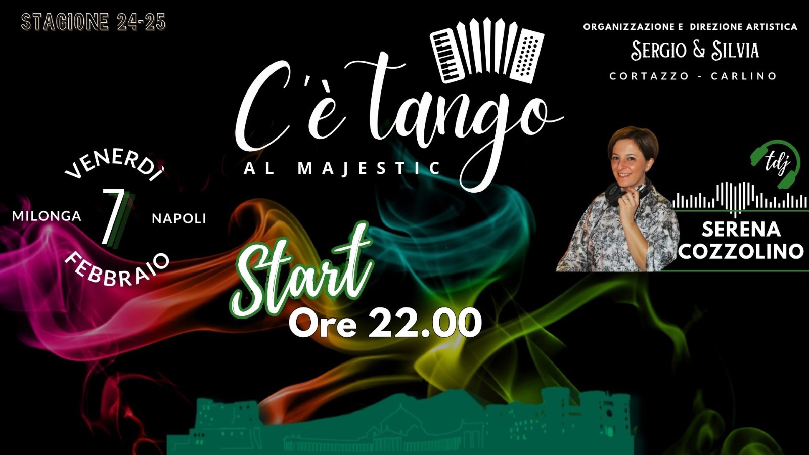 C’è Tango al majestic Venerdì 7 Febbraio