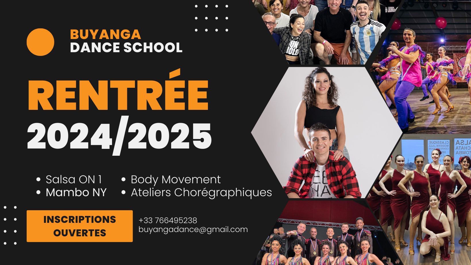 Rentrée 2024-2025 Buyanga Dance School à Marseille