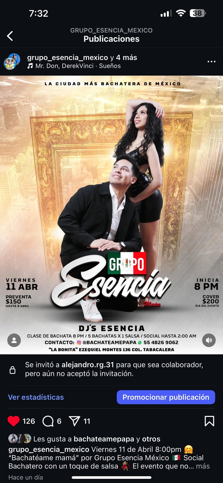 Social Bachatero•Grupo Esencia México•Viernes 11