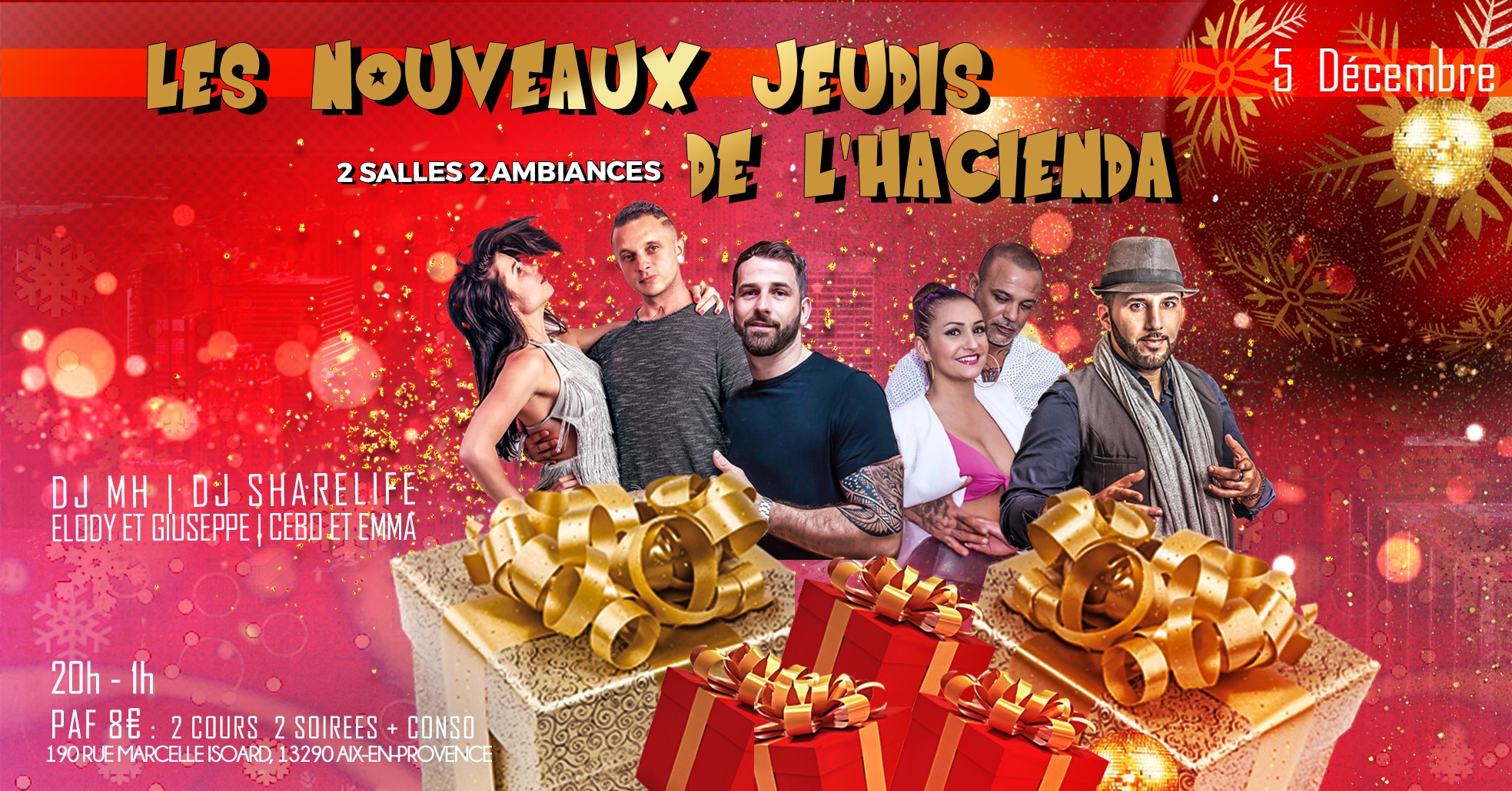 Les Nouveaux Jeudis de L'hacienda 5 Decembre
