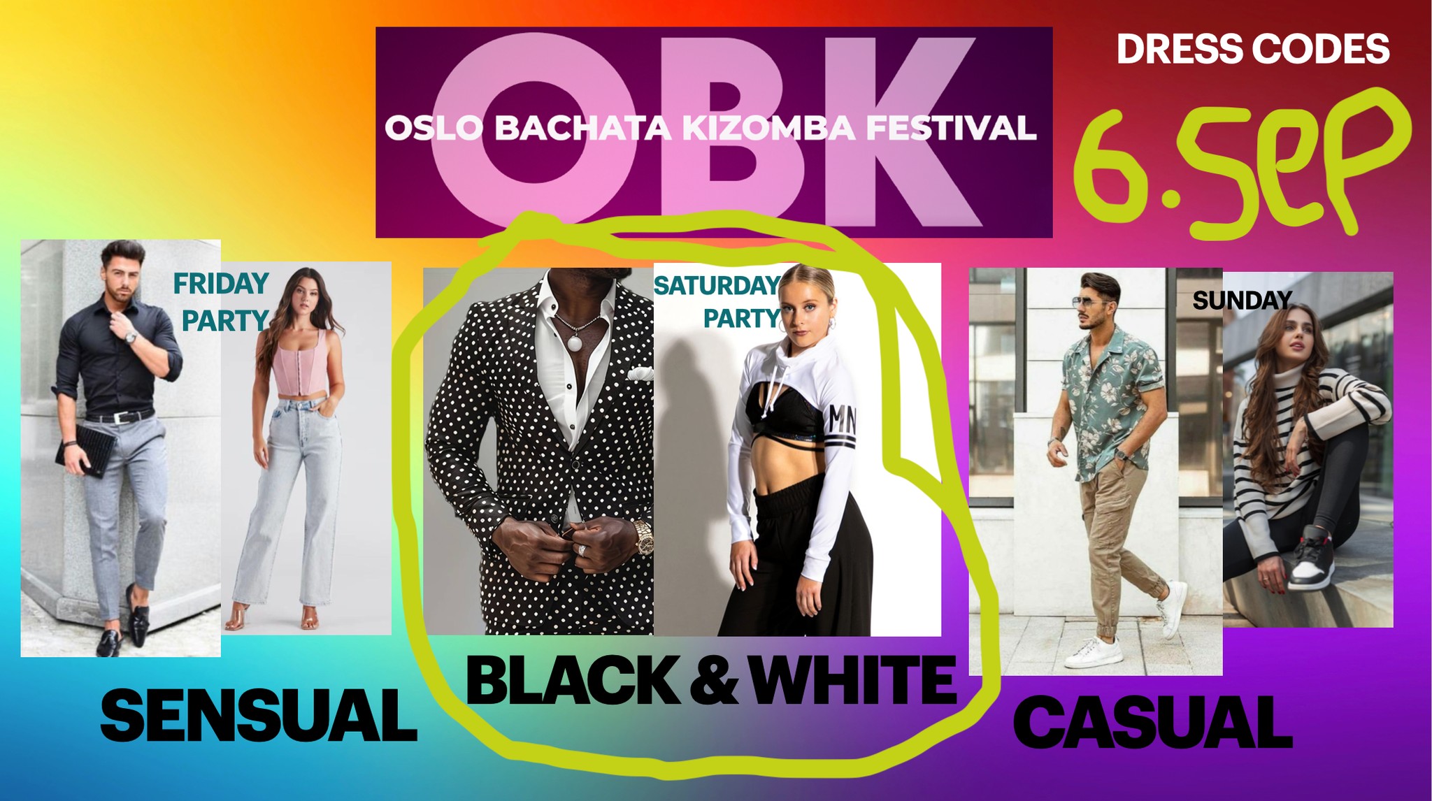 SATURDAY 6.sep - BACHATA KIZOMBA PARTY (OBK)