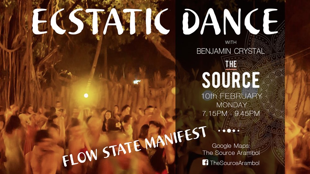 Ecstatic Monday's 10th Feb Benjamin Crystal The Source