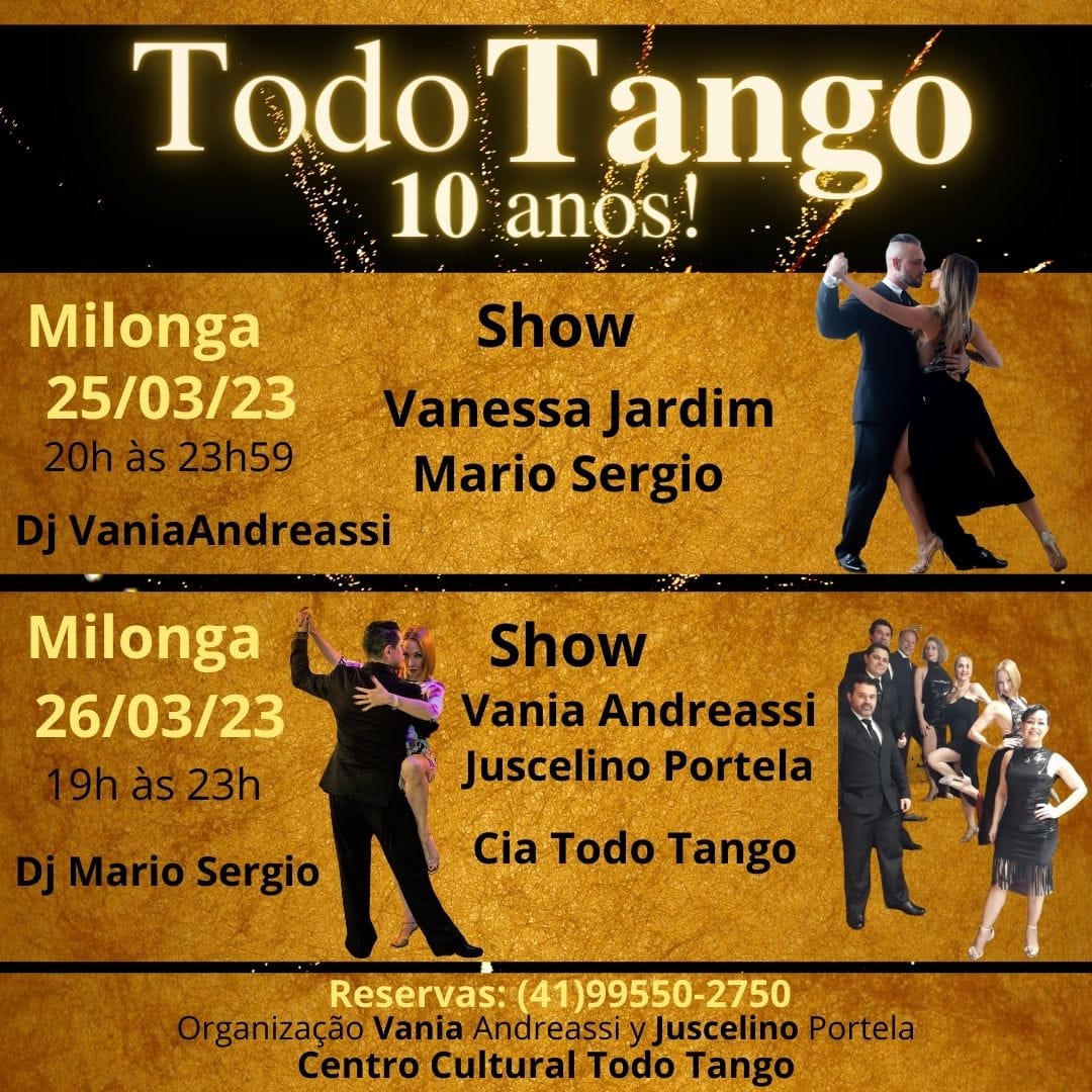 Dupla Milonga 10 Anos Todo Tango