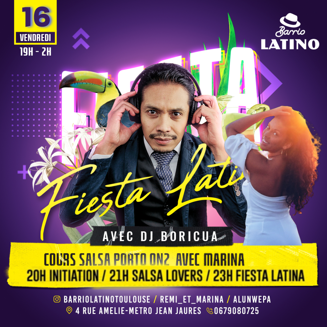 Fiesta Latina Salsa, Bachata and Reggaeton Old School
