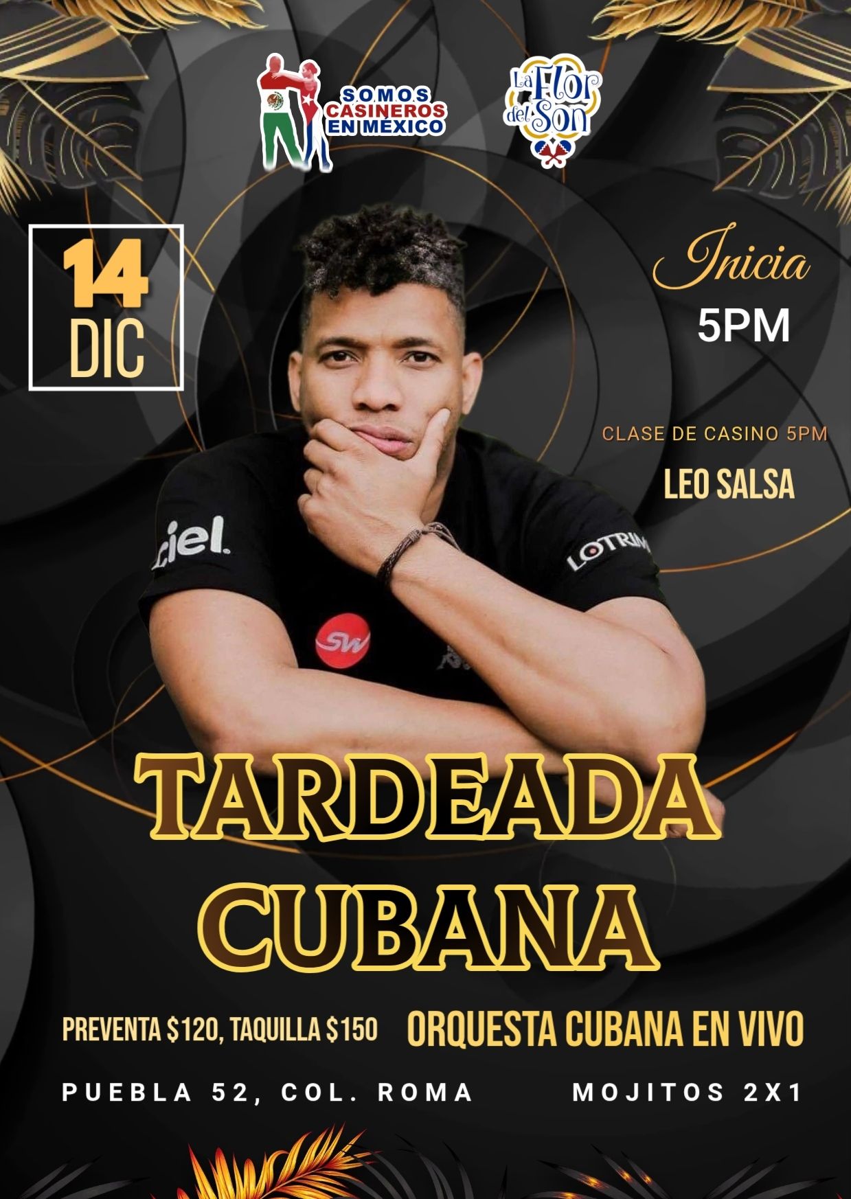 Tardeada Cubana 14 diciembre