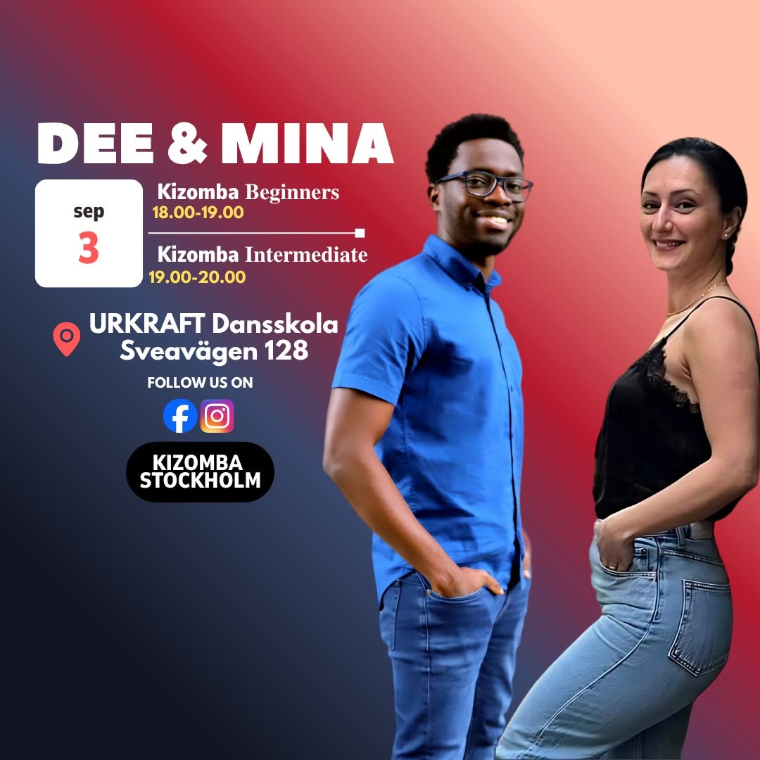 Kizomba Beginners & Intermediate Class - 3th September