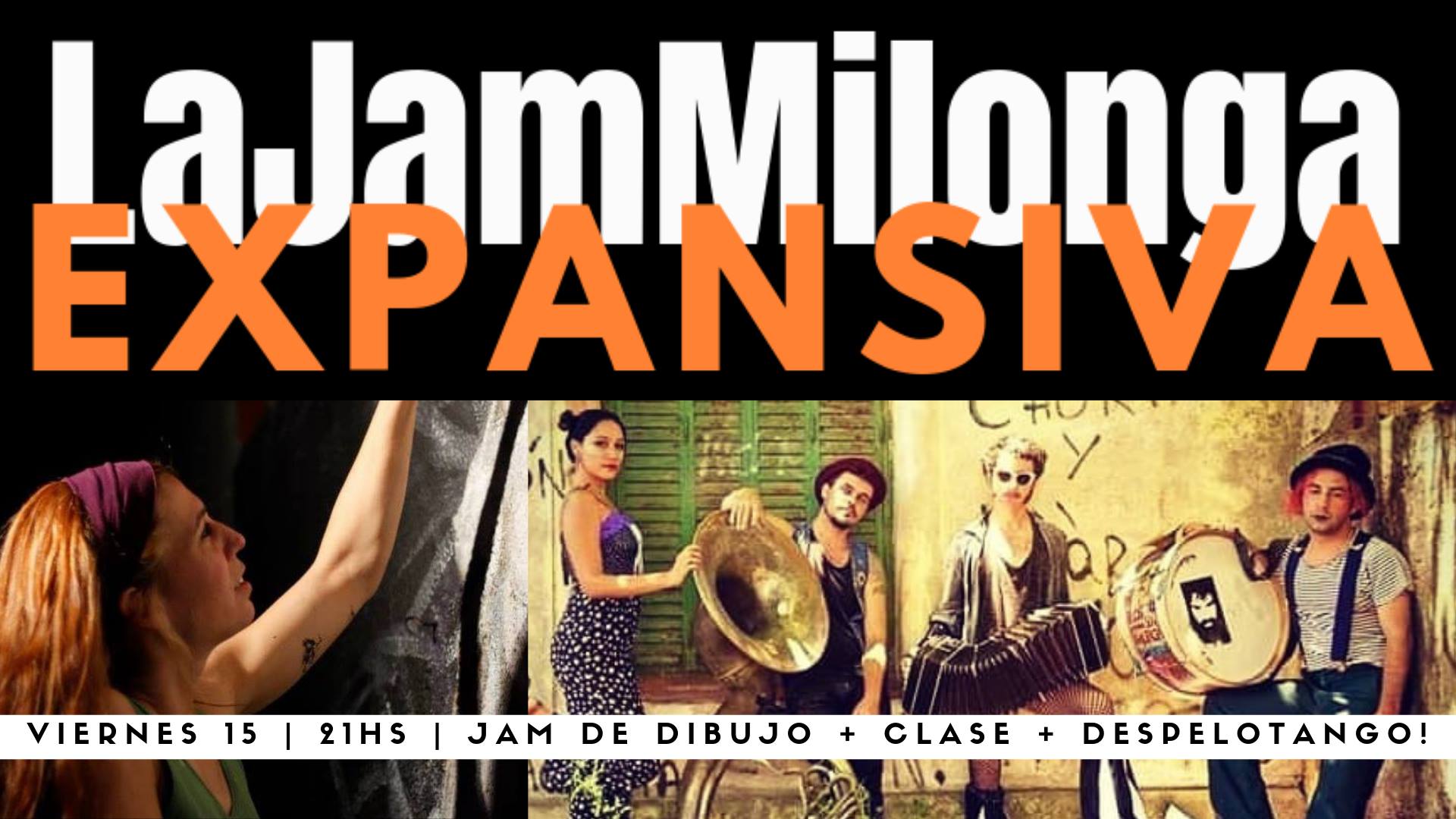 15 3 La JamMilonga Jam de Dibujo Clase Despelotango