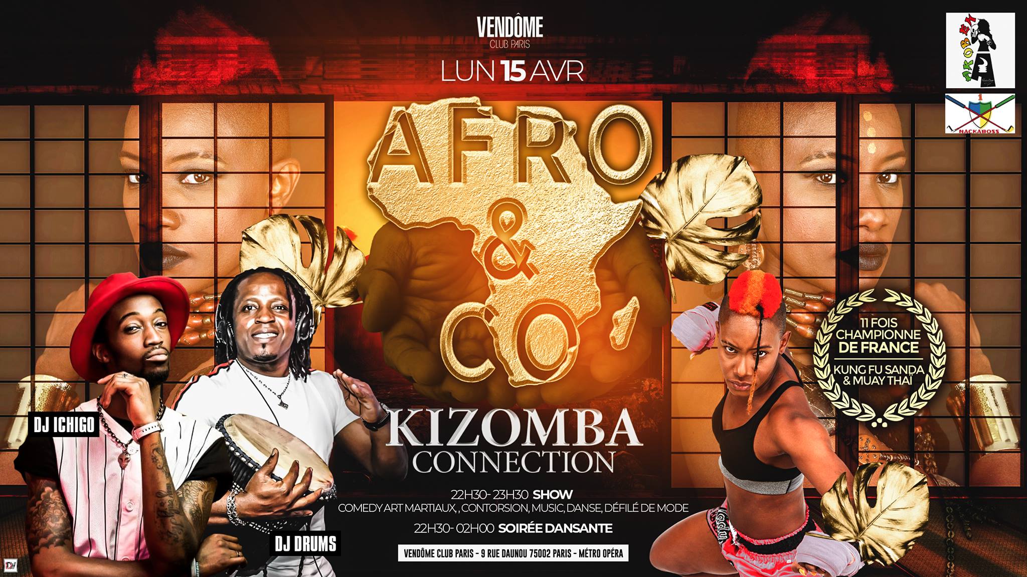 Afro&Co Kizomba Special Akoben ( Natacha Birthday )