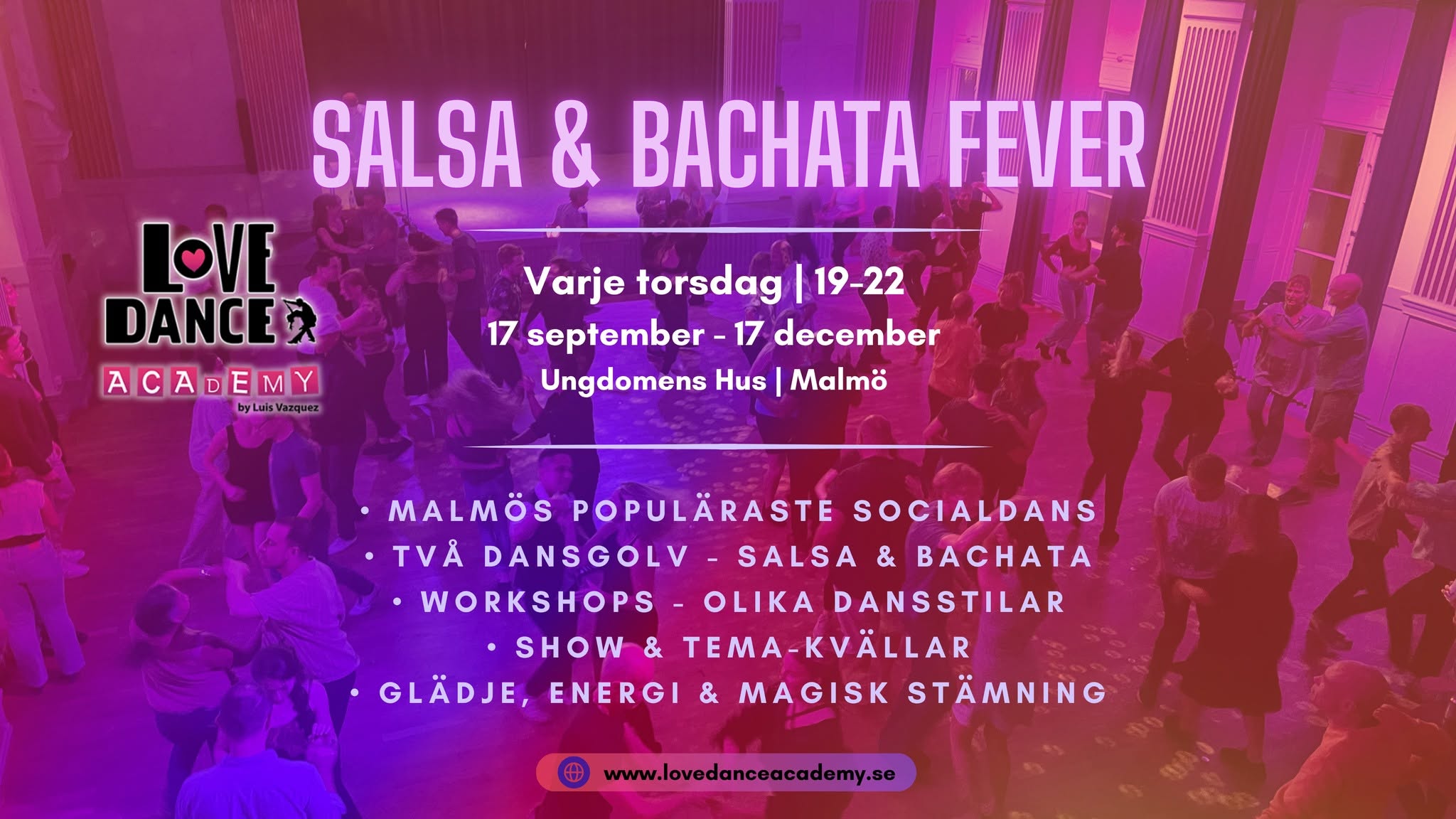 Salsa & Bachata Fever varje torsdag by Love Dance Academy