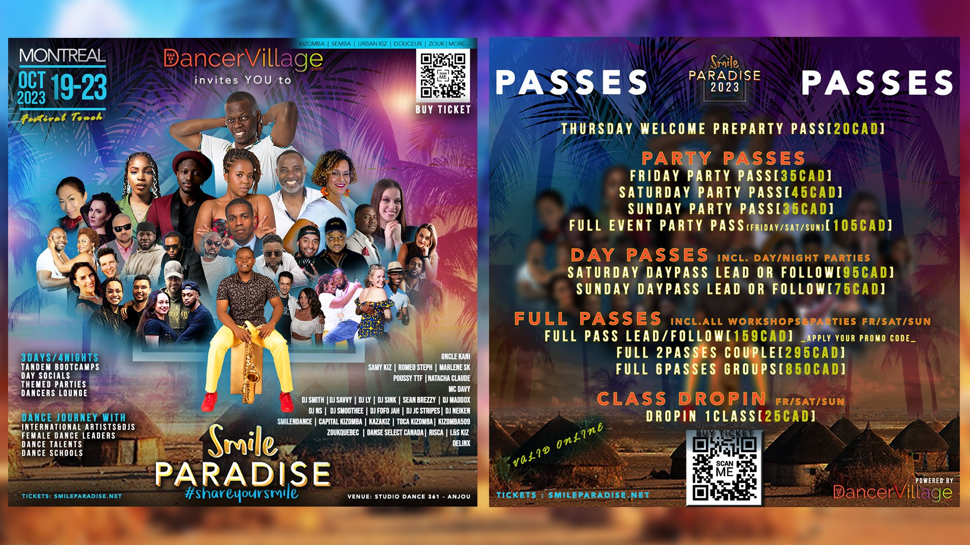 Smile PARADISE'23 Dance Festival - The DancerVillage Xperience