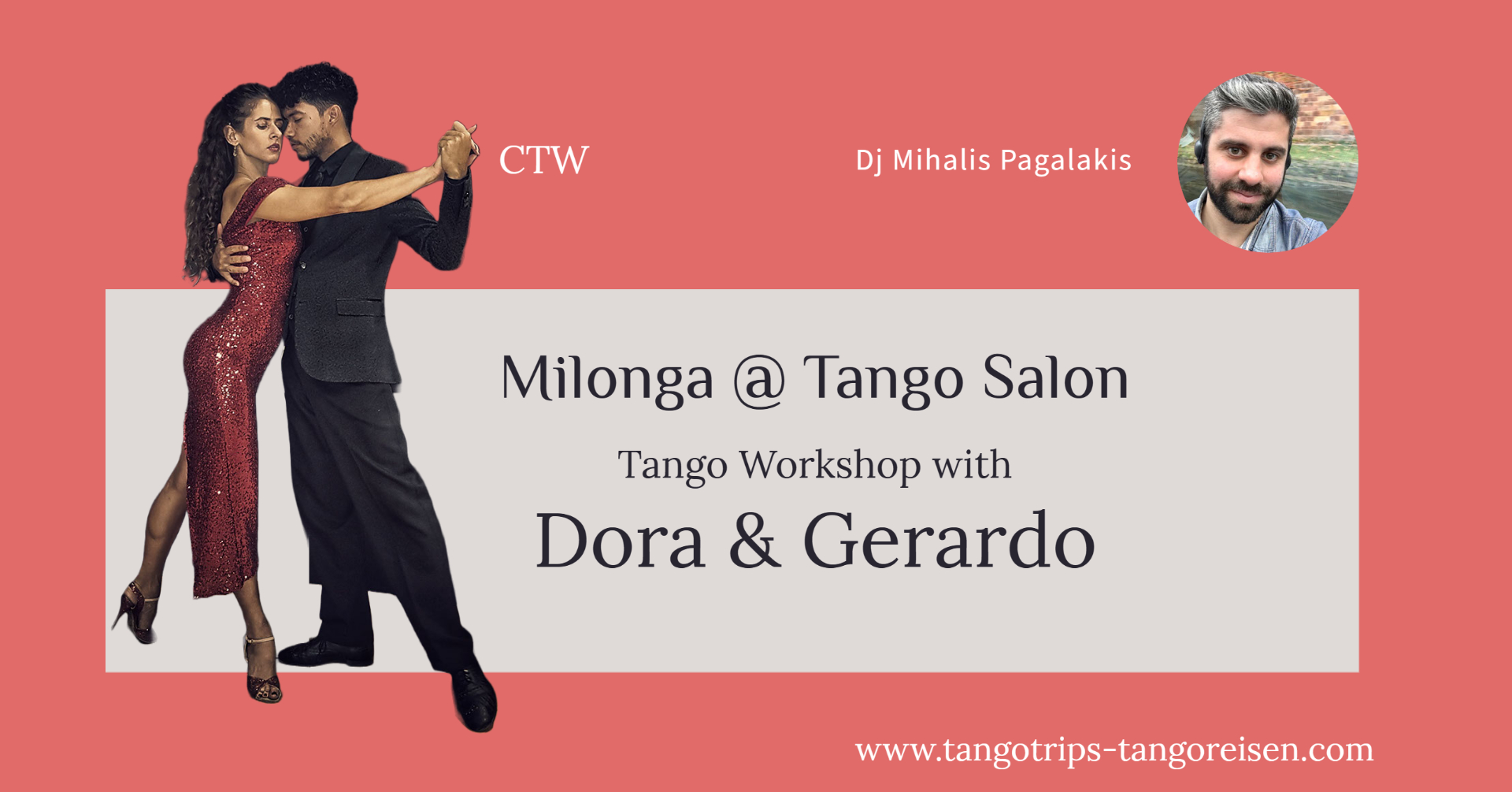 CTW Milonga στο Tango Salon και Tango WS με τους Gerardo Moyano & Theodora Pardali