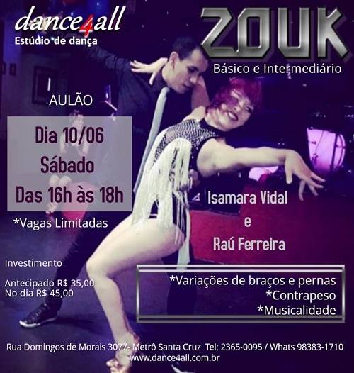 Aulão de Zouk-dance4all