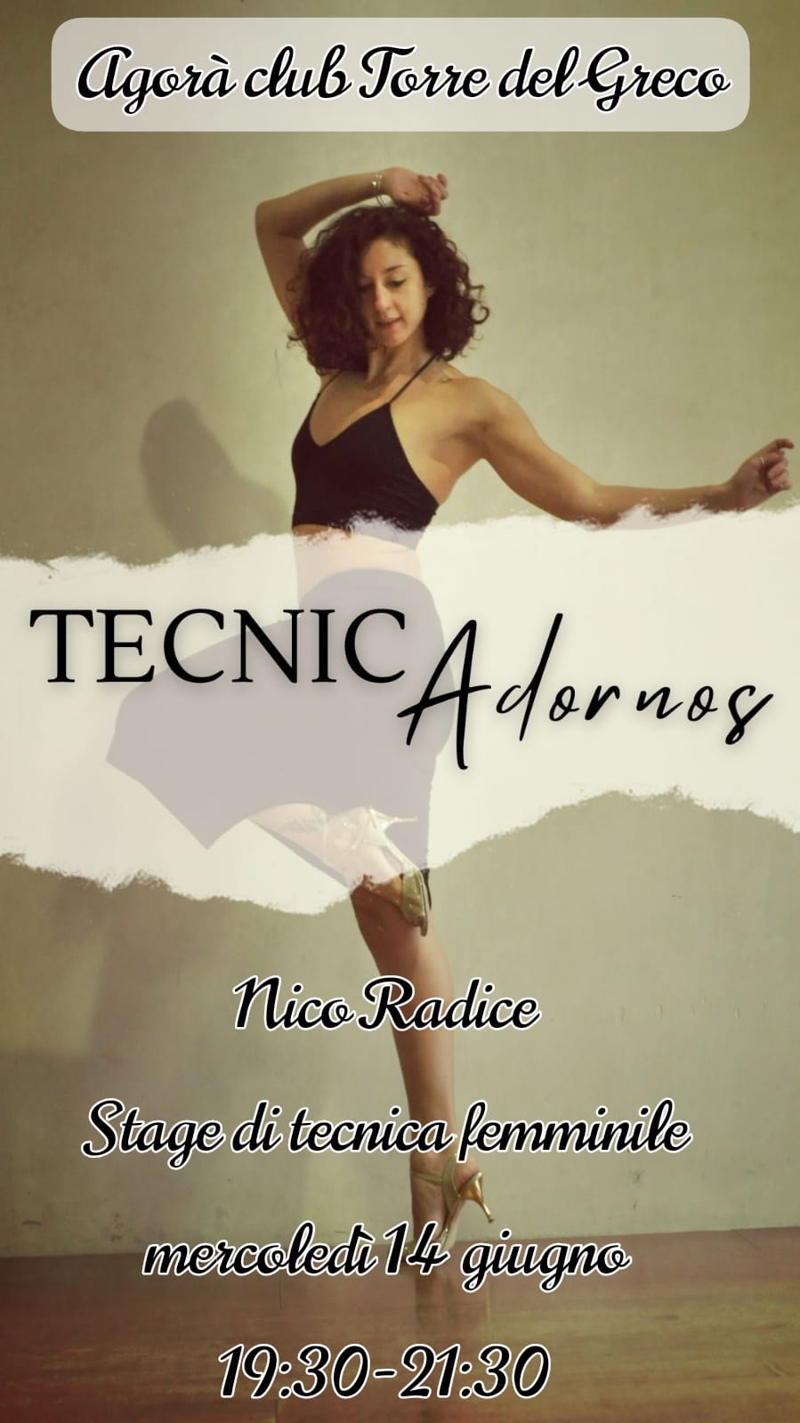 Stage di tecnica femminile di Tango con Nico Radice