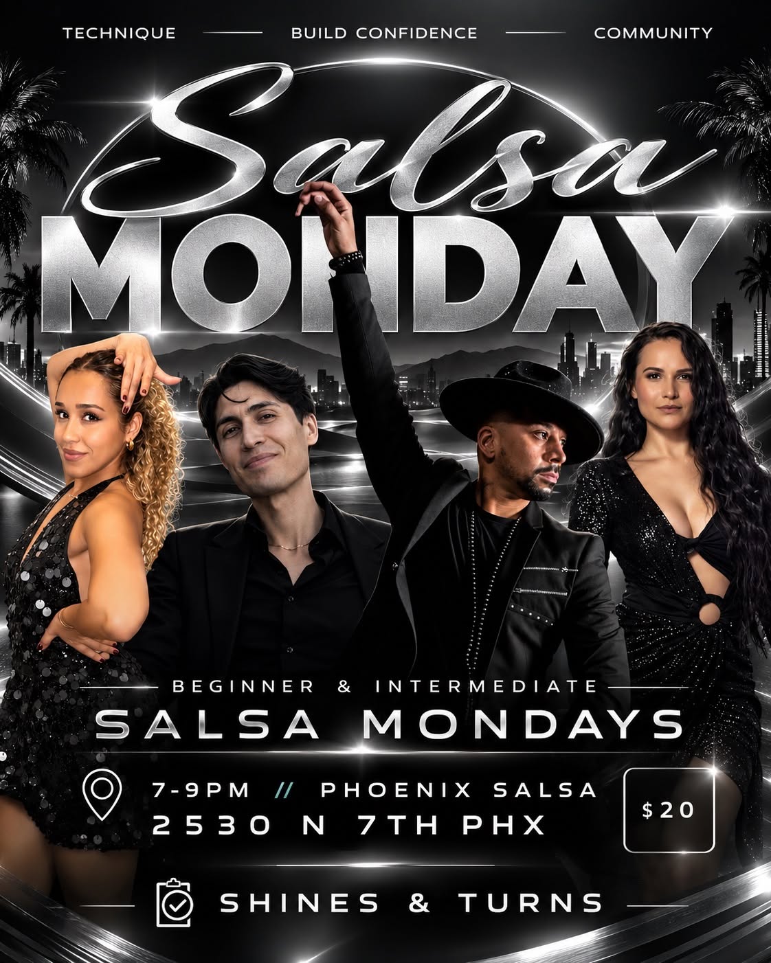Monday Beginner Salsa with Phoenix Salsa!