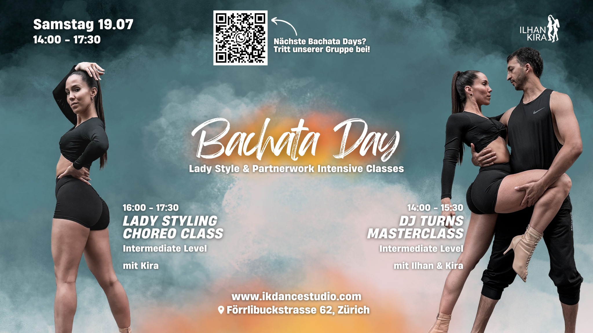 BACHATA DAY in Zurich - Intensive Partnerwork & Lady Styling Classes 🔥