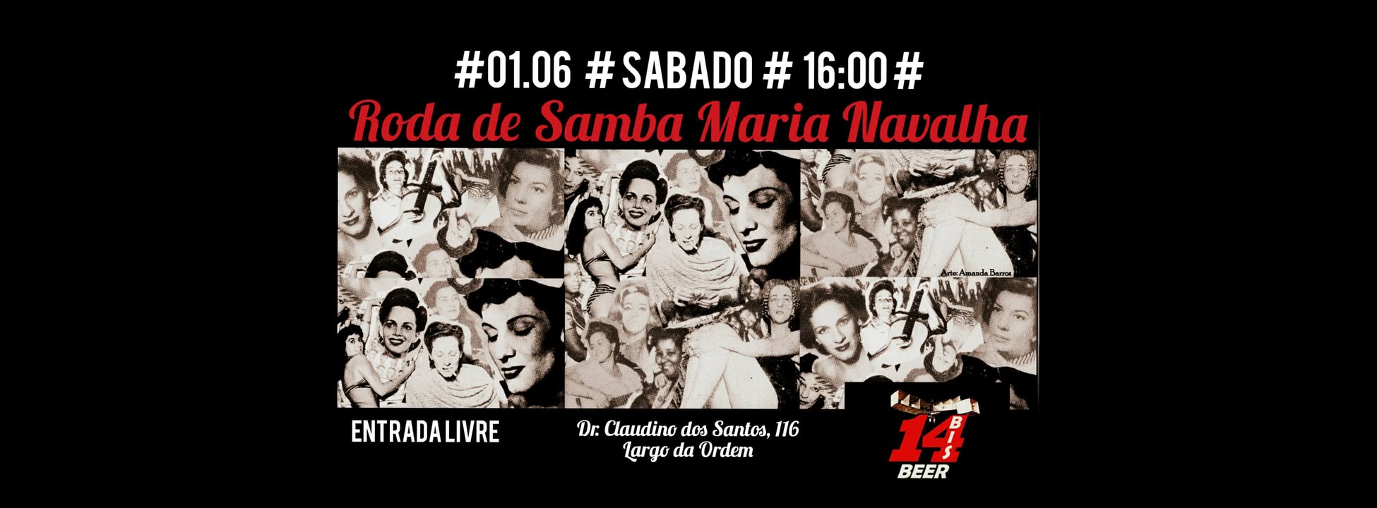 Roda de Samba Maria Navalha no 14 Bis