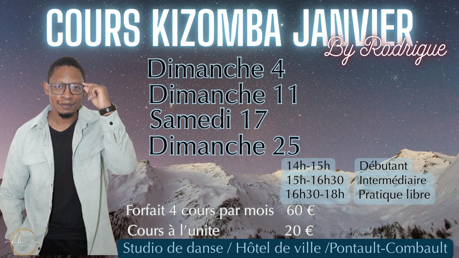 Cours de Kizomba pour débutants et Intermédiaires à Pontault-Combault 🕺💃