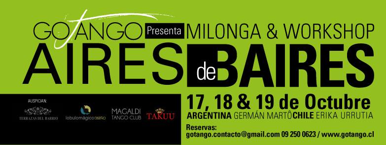 AIRES de BAIRES Milongas y Clases de Tango