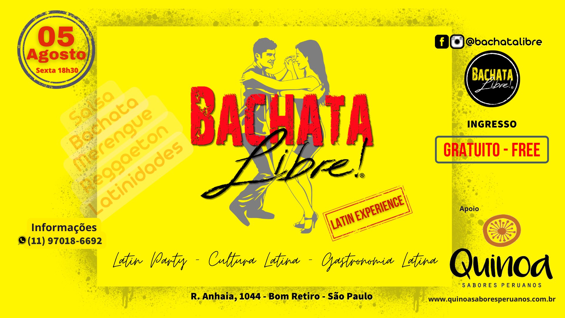 Bachata libre (Latin experience) - GRATUITO