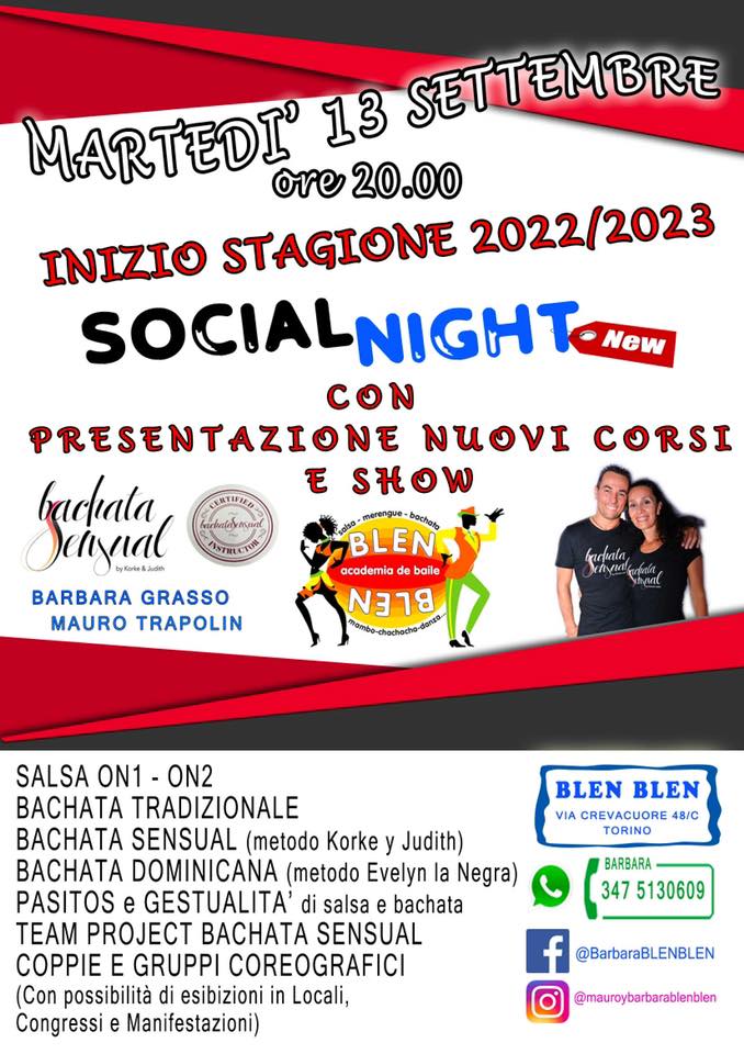 Social Night - Open Day