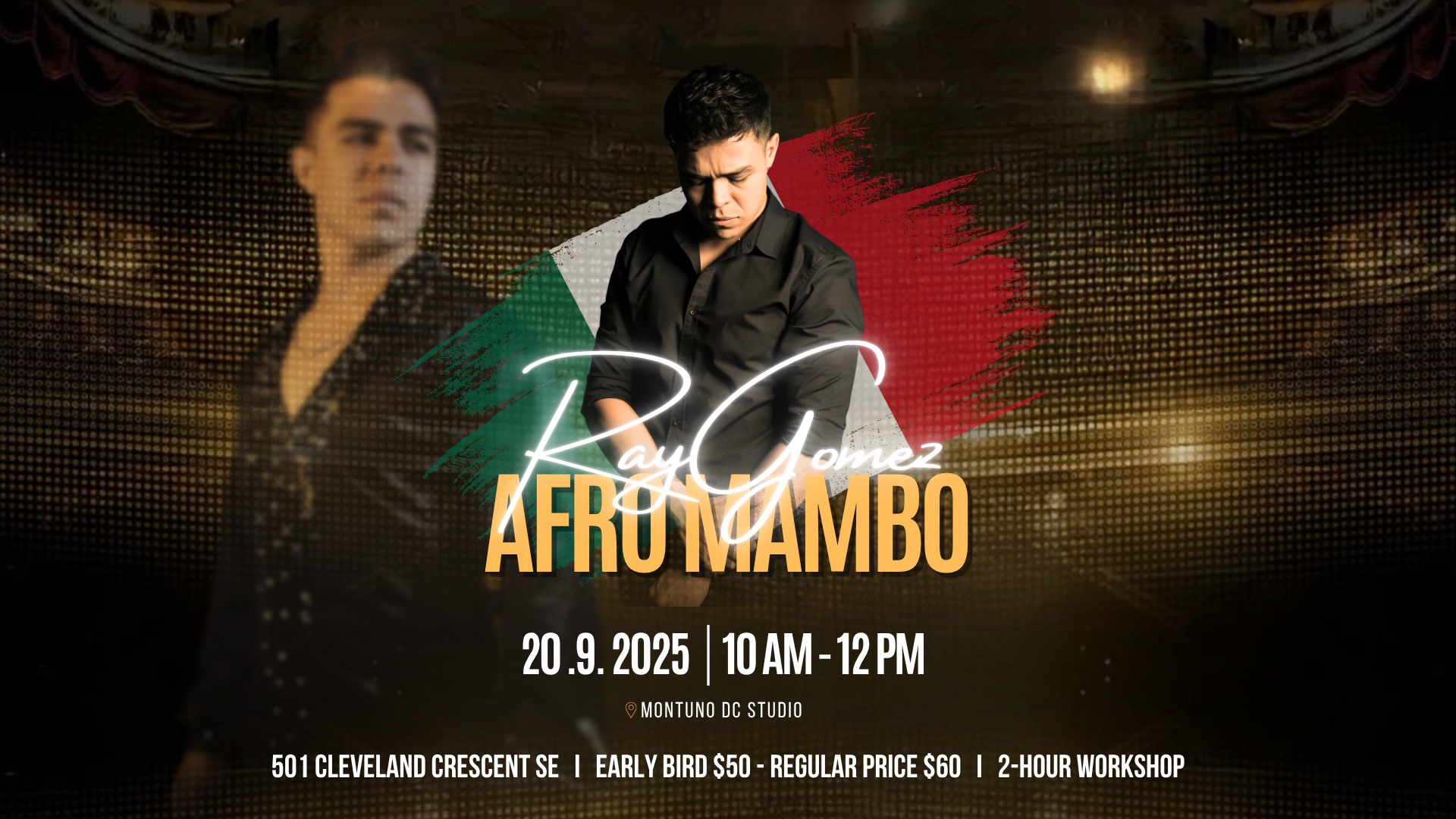 AFRO MAMBO WORKSHOP WITH RAY GOMEZ