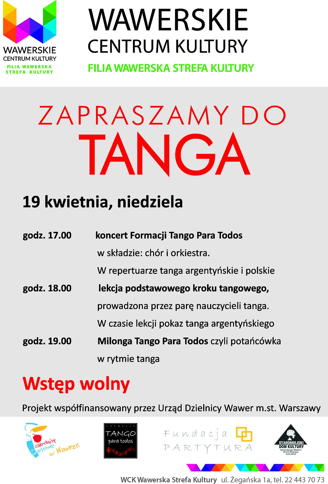 Zapraszamy do Tanga