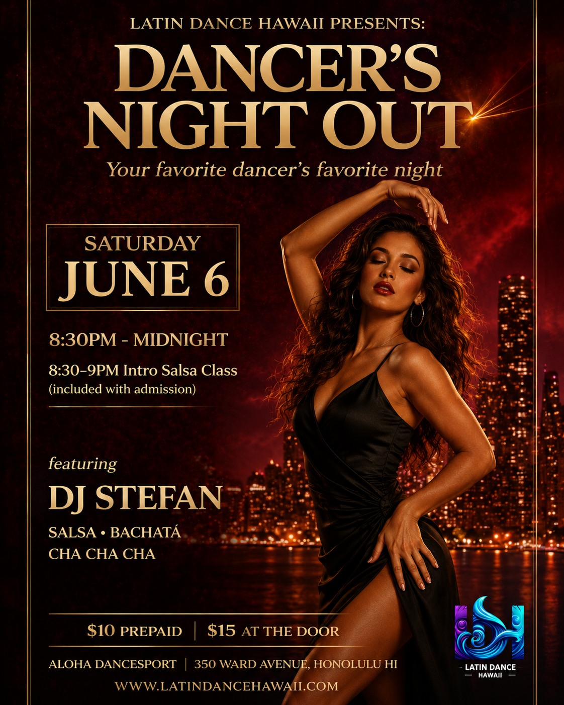 Dancer's Night Out (hosted by Latin Dance Hawaii)