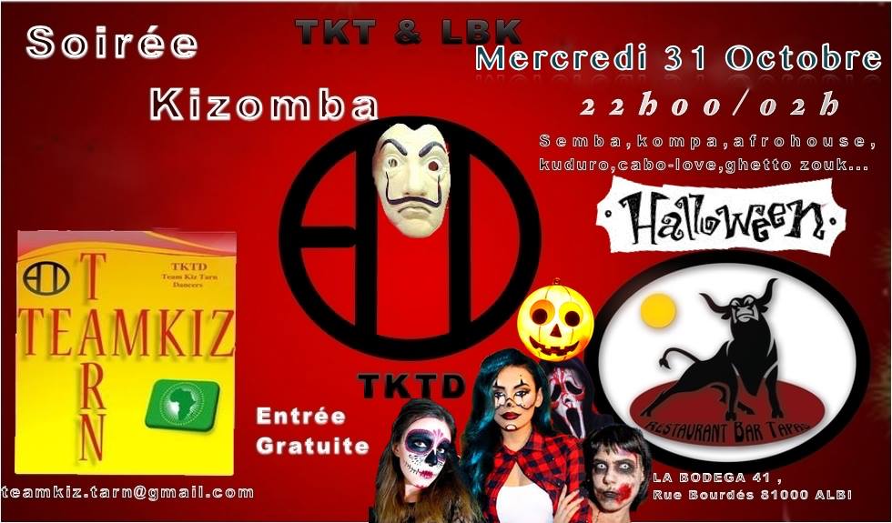 Soirée Kizomba Halloween ( Albi )