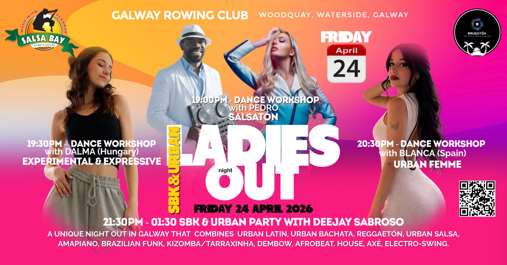 SBK LADIES OUT NIGHT + RAVENTÓN Urban Dance Party