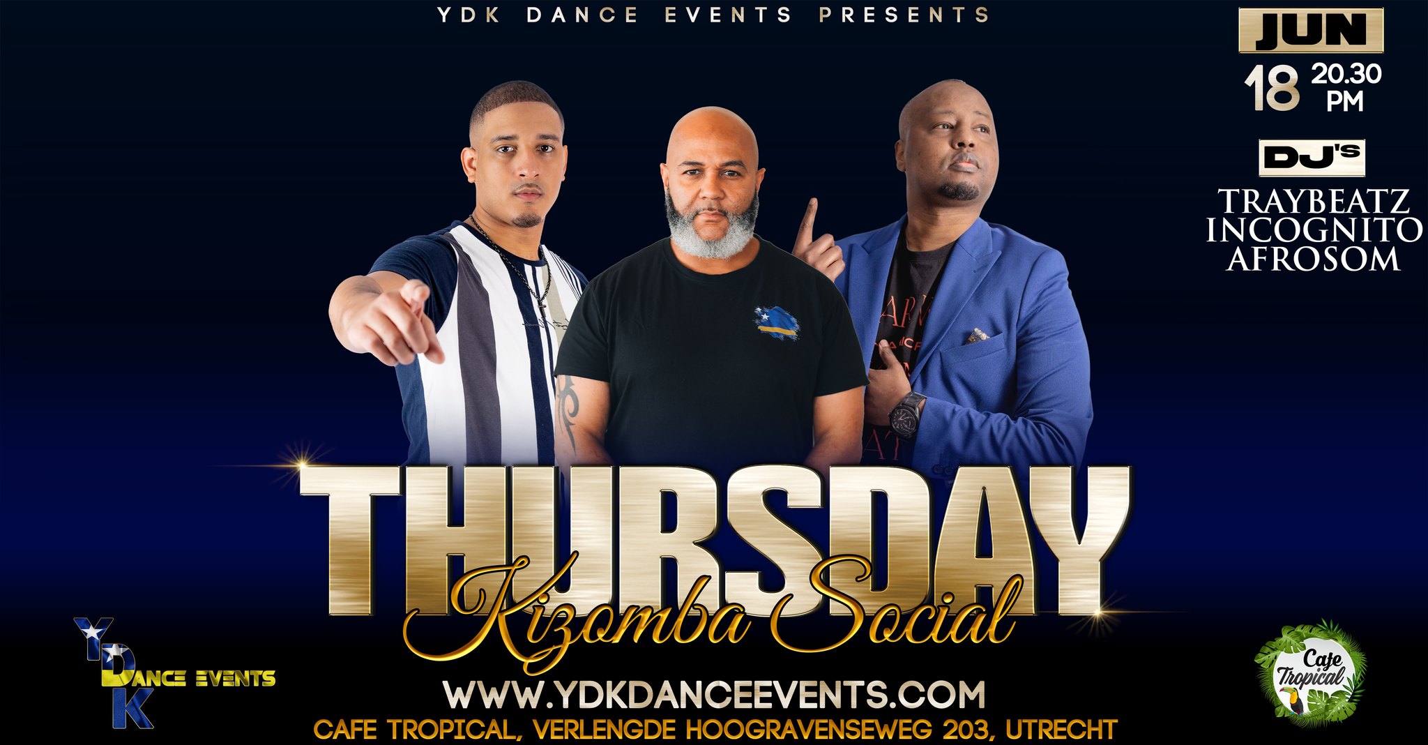 Thursday Kizomba Social Dj Traybeatz & Dj Incognito & Dj Afrosom