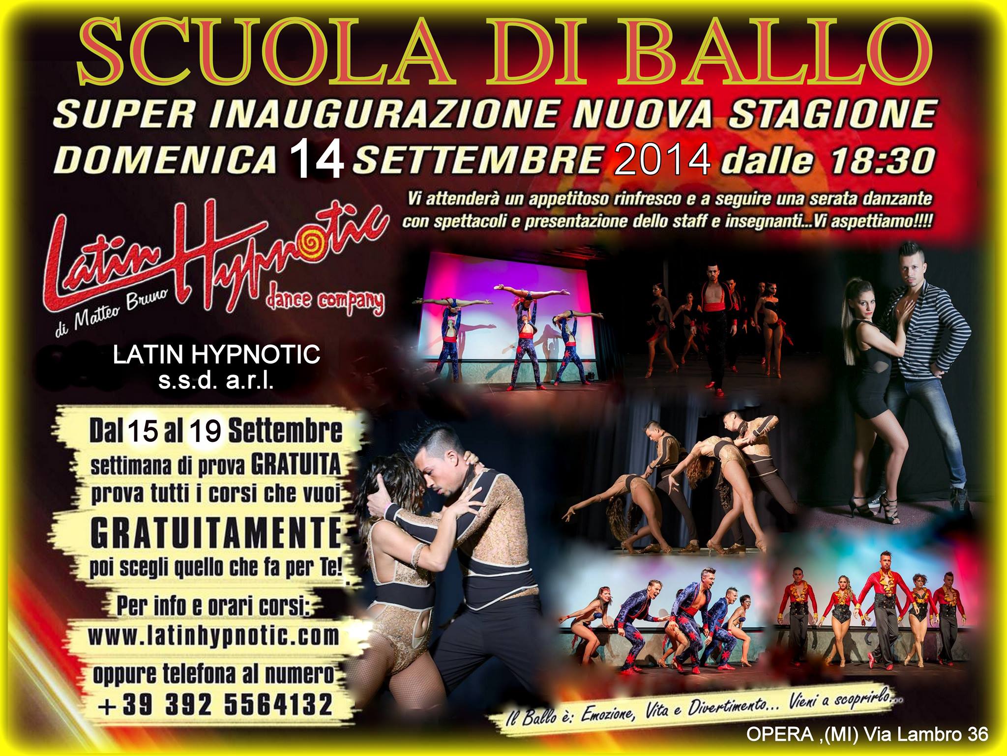 INAUGURAZIONE Scuola di Ballo - LATIN HYPNOTIC -