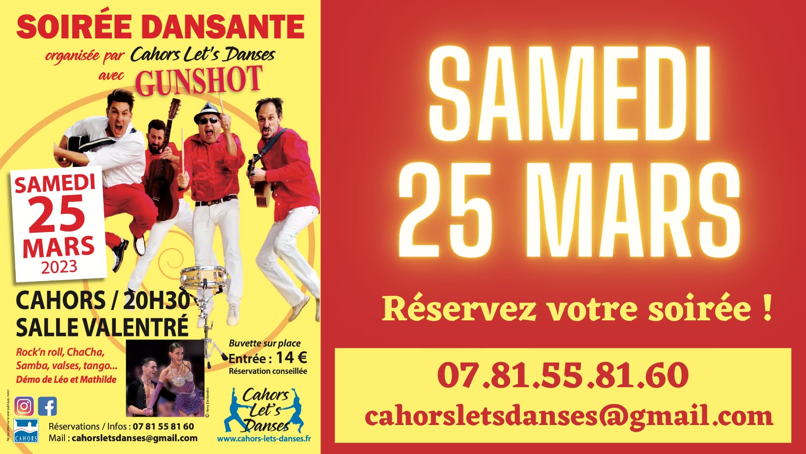 Grande soirée 2023 : LET’S ROCK !