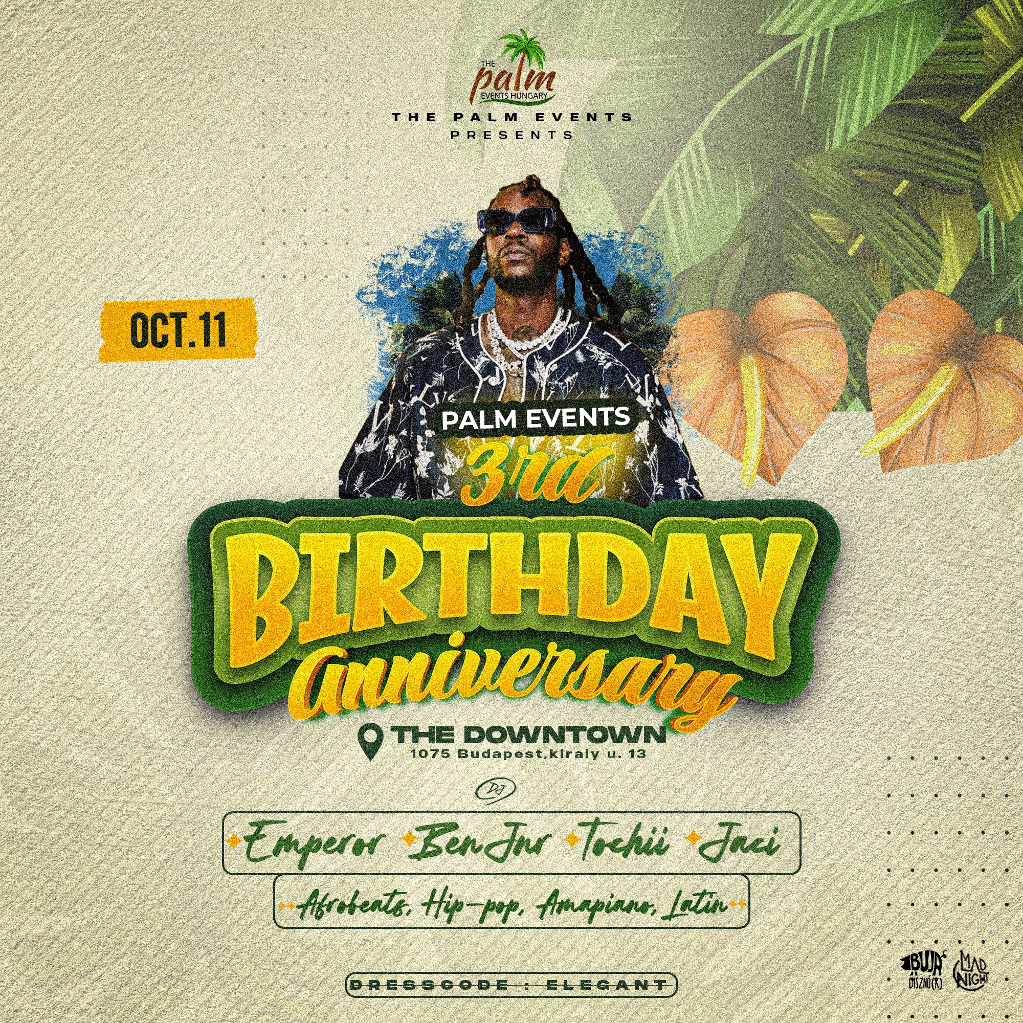 PALM EVENTS BDAY PARTY