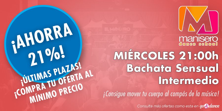 DEAL! Sensual Bachata classes for intermediate (Limit until October 10)