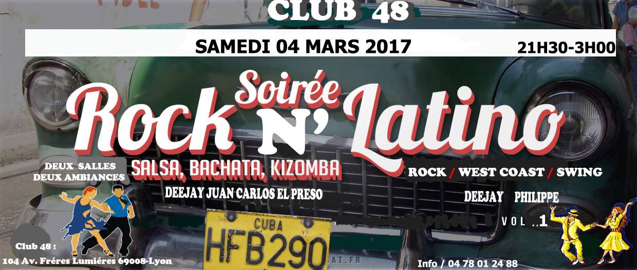 Soirée Rock 'N Latino au Club 48