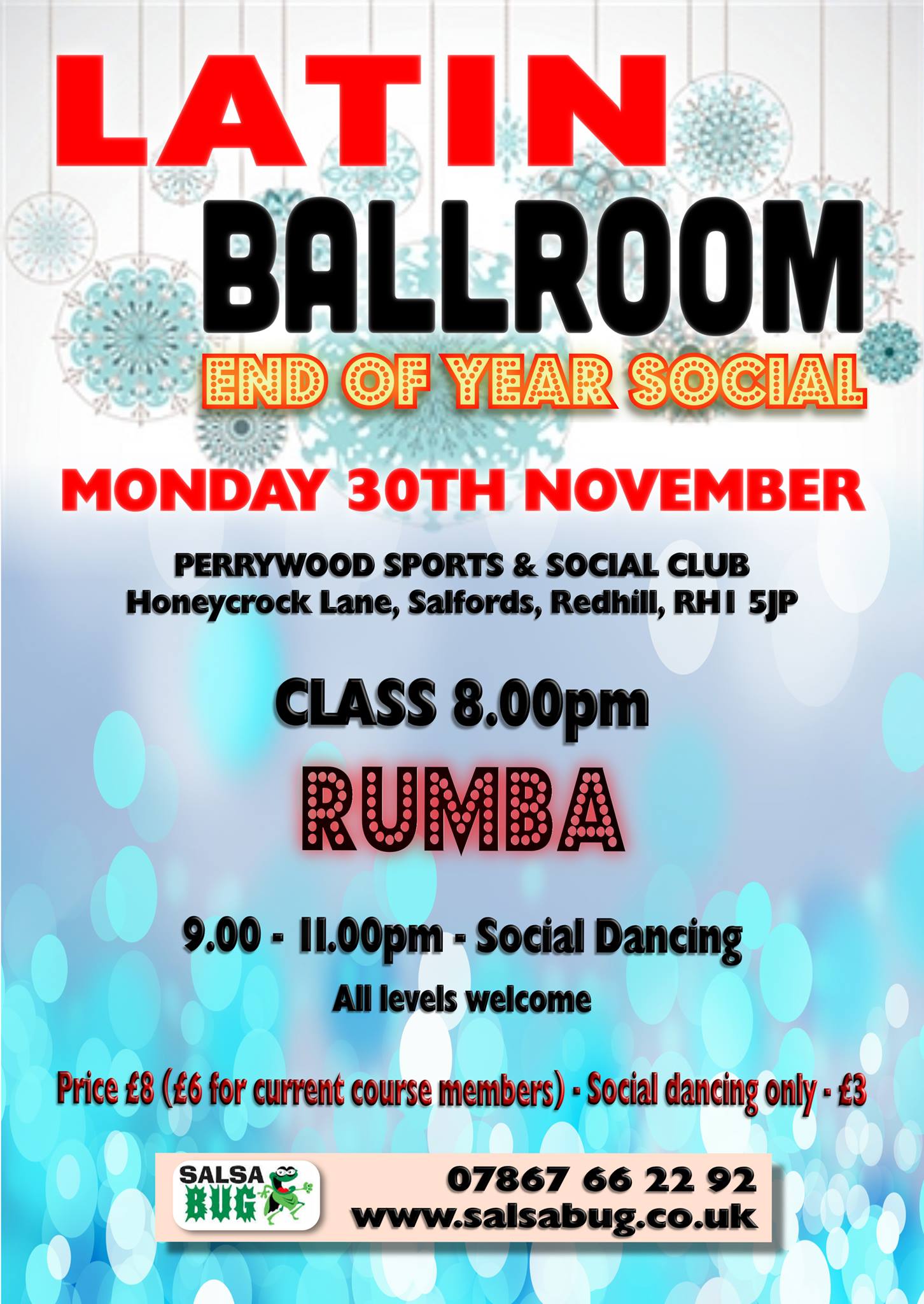 SalsaBug Latin & Ballroom End of Year Social