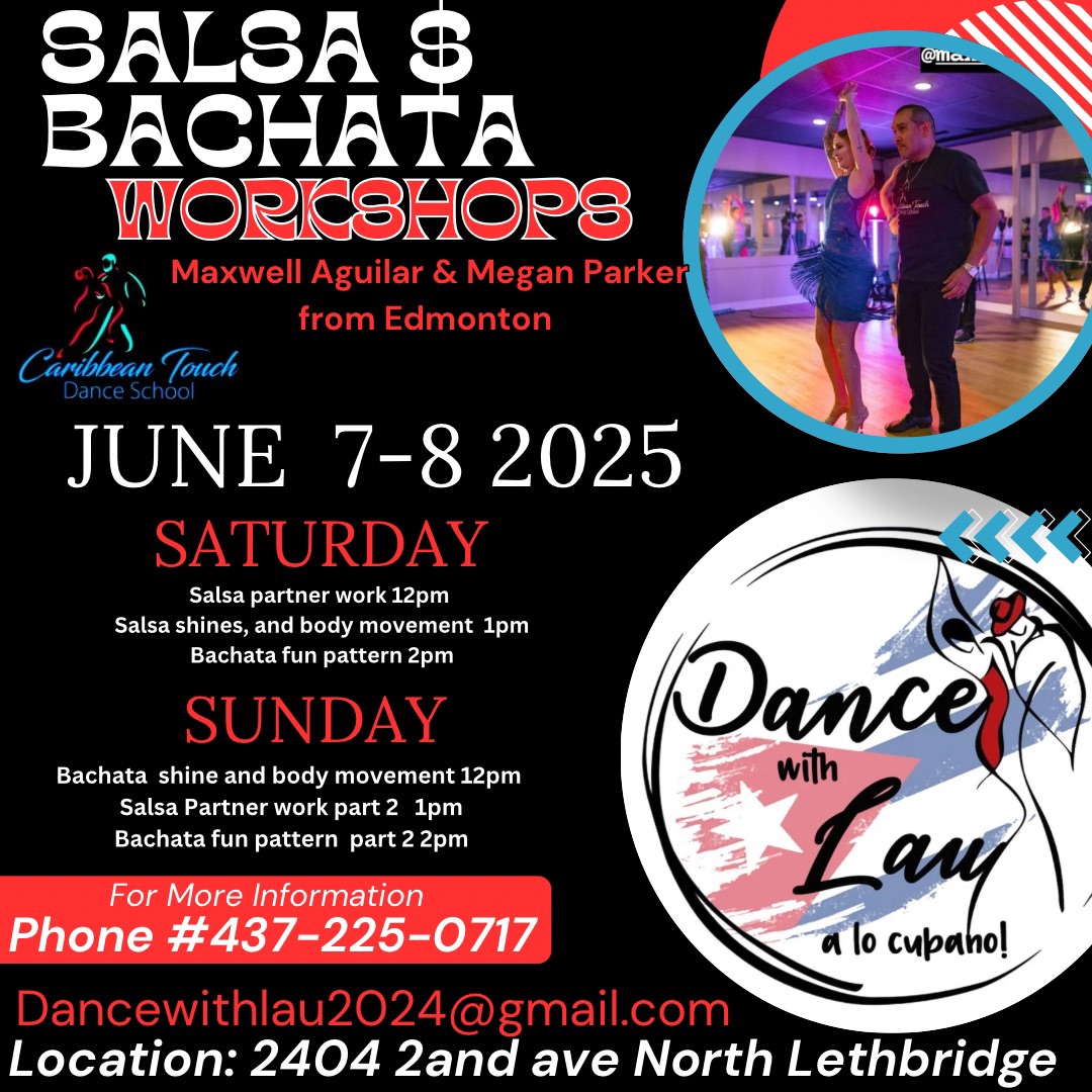 Salsa & bachata weekend workshop and party at Dance with Lau studio