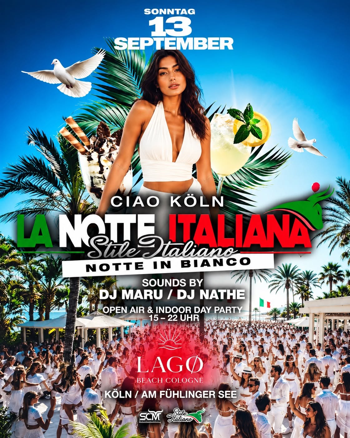 Notte in Bianco • 13.09 KÖLN Open Air Lago Beach