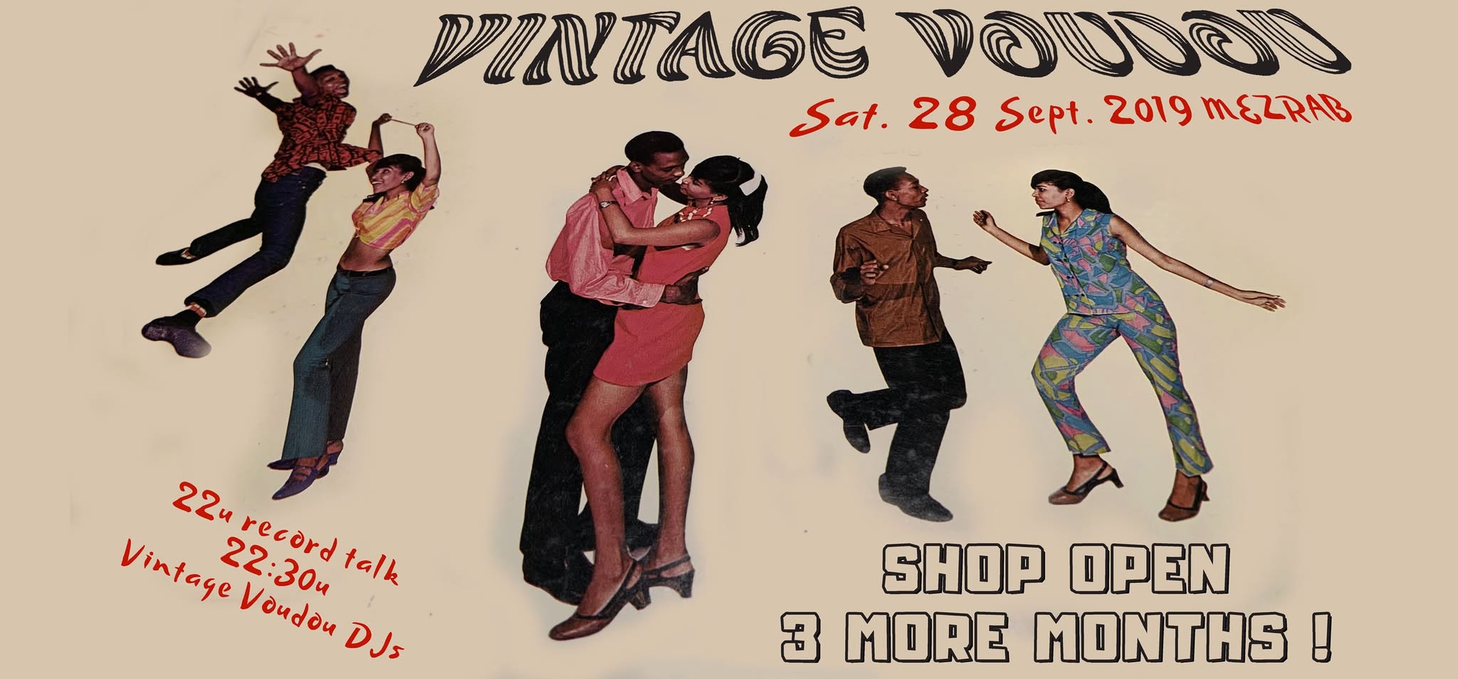 Vintage Voudou Dance Night at Mezrab - shop extention party