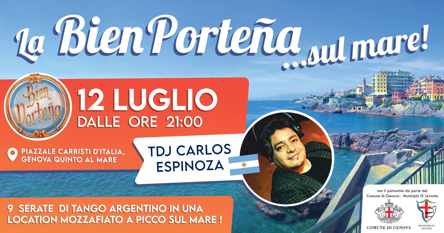 Milonga Bien Porteña sul mare a Génova ‼️🤩