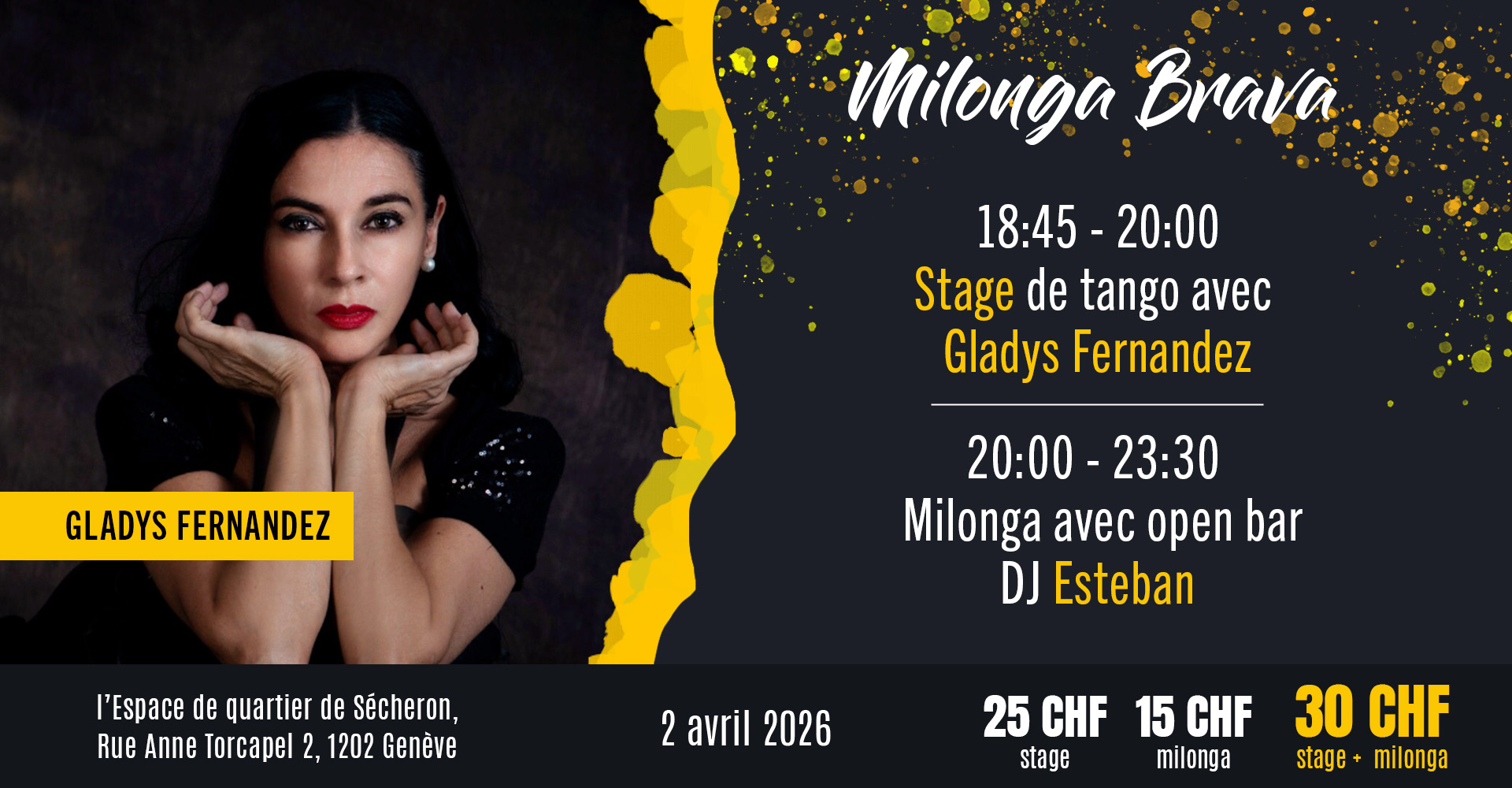 Milonga Brava - avec Gladys Fernandez