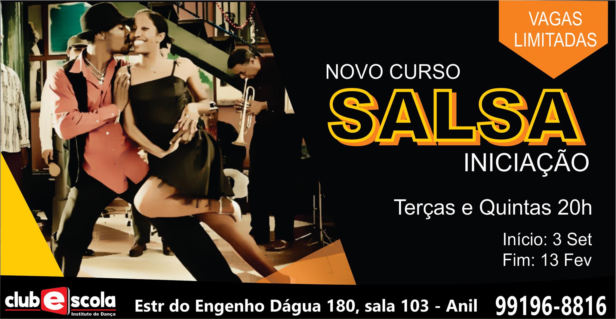 Novo curso de SALSA no Clubescola