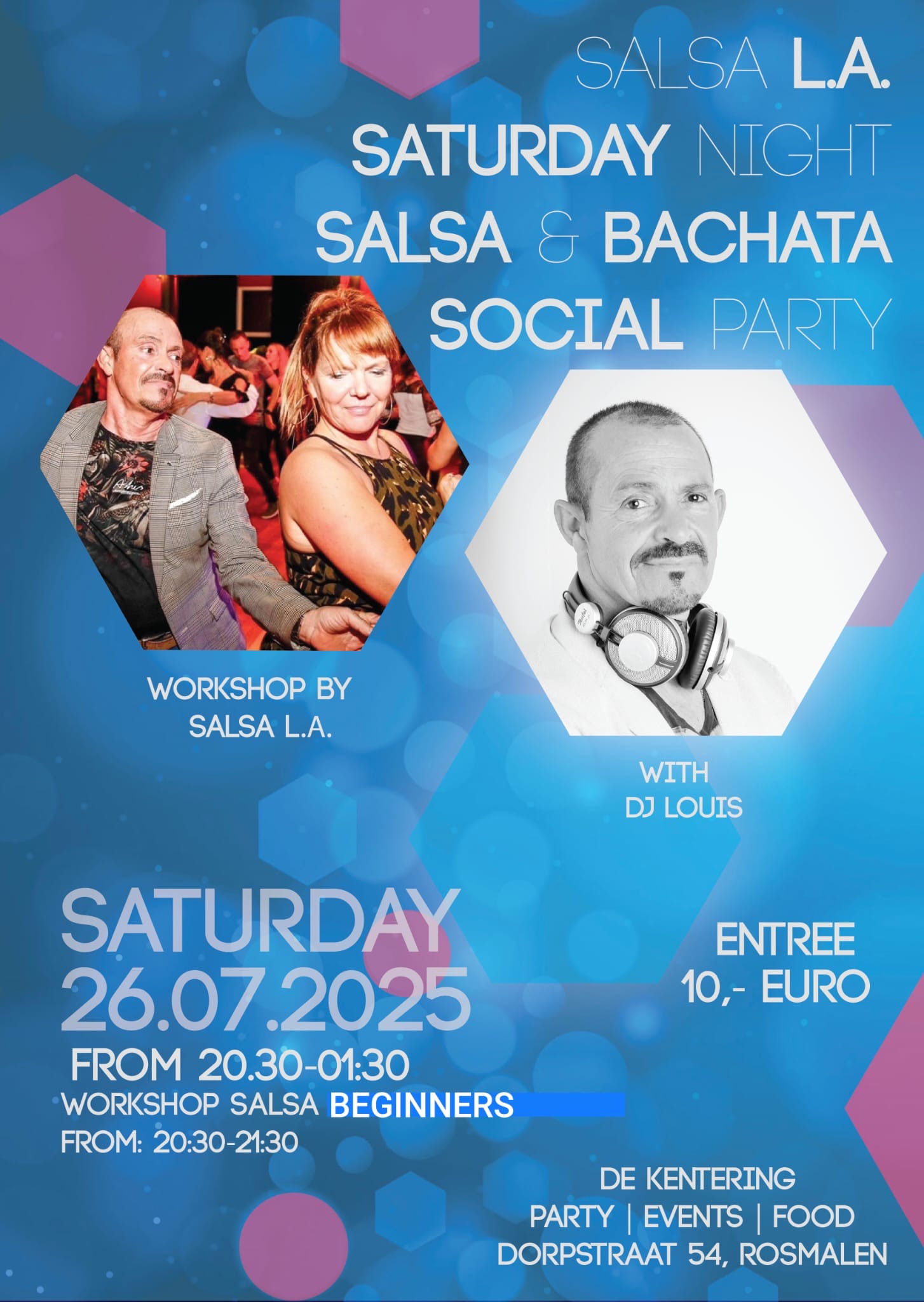 Saturday night salsa & bachata social party