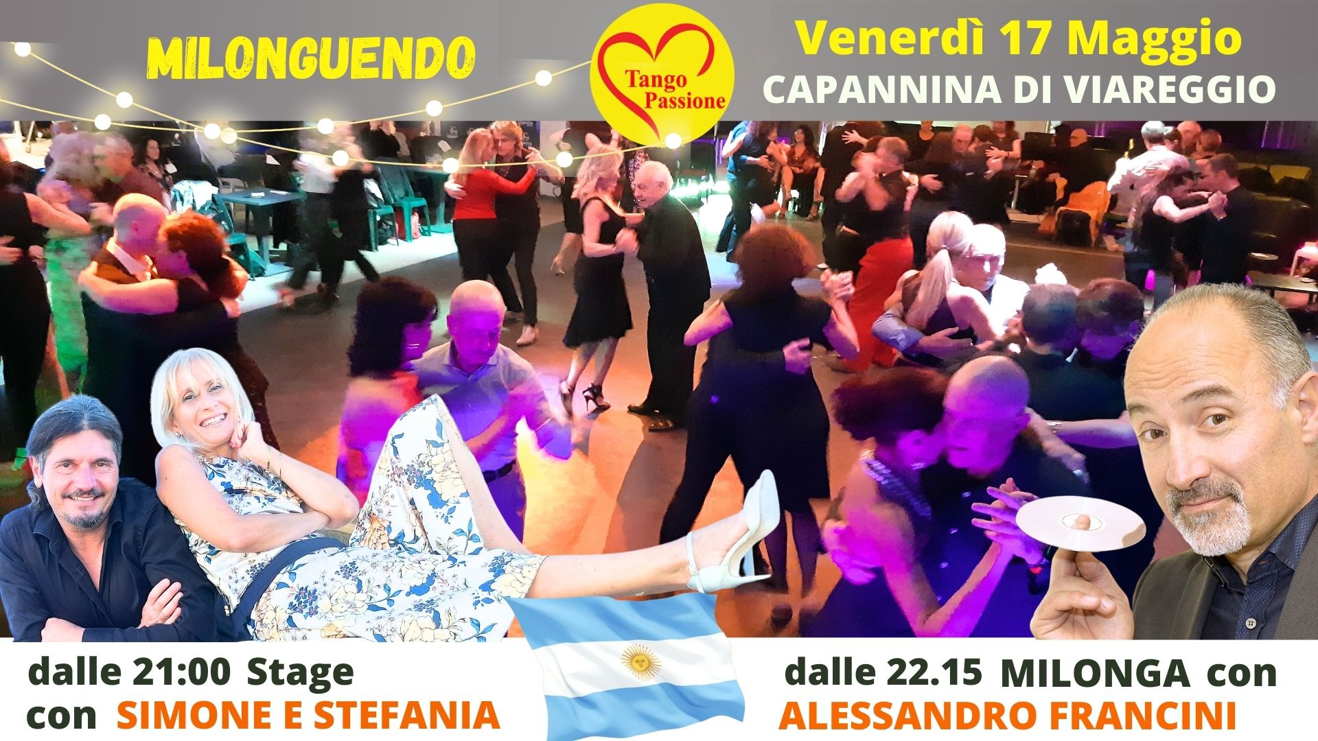 Ven 17 Maggio Capannina di Viareggio buena musica con Alessandro Francini