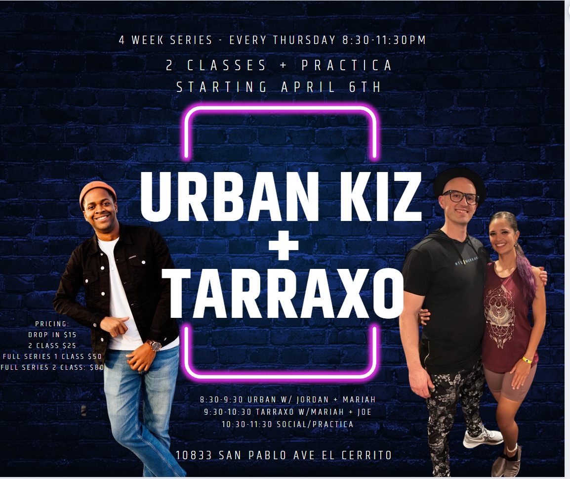 Urban Kiz + Tarraxo - 4 week series