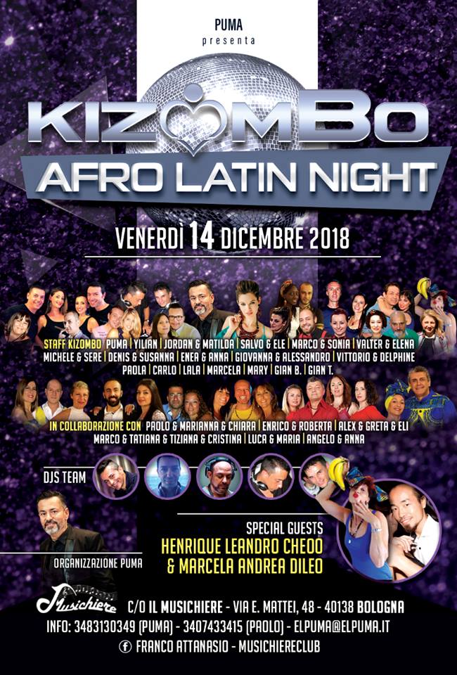 Venerdì KizomBO 14 Dicembre 2018