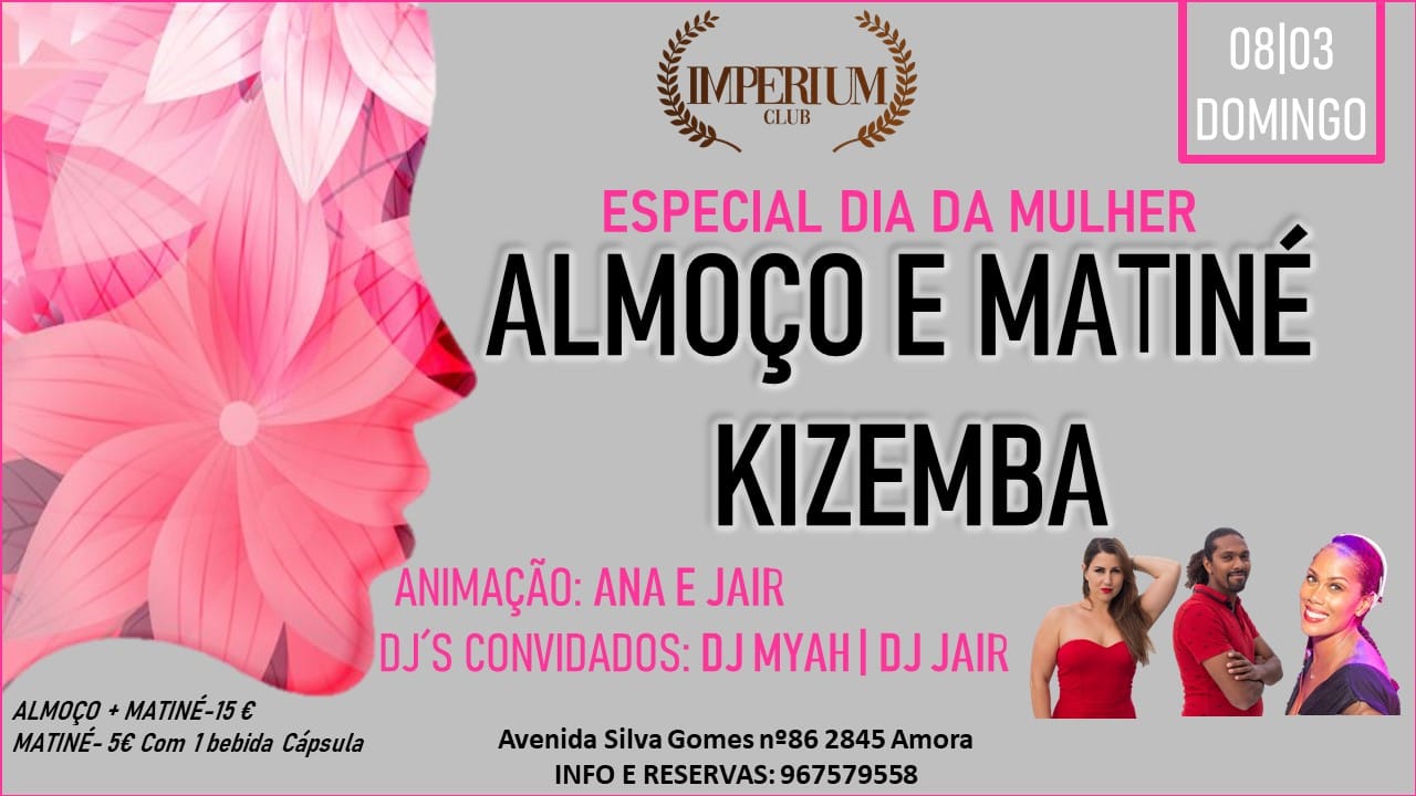 Almoço e Matiné De Kizomba ESPECIAL