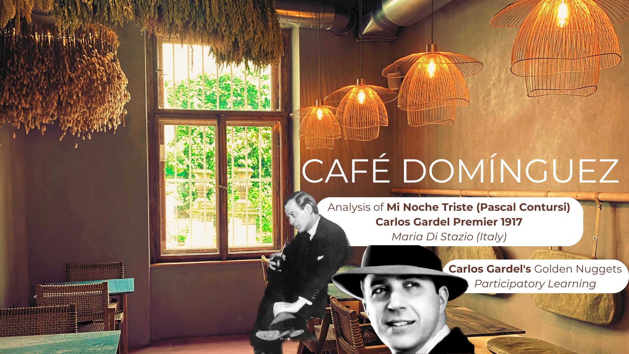 CAFÉ DOMÍNGUEZ _ Contursi & Gardel intro