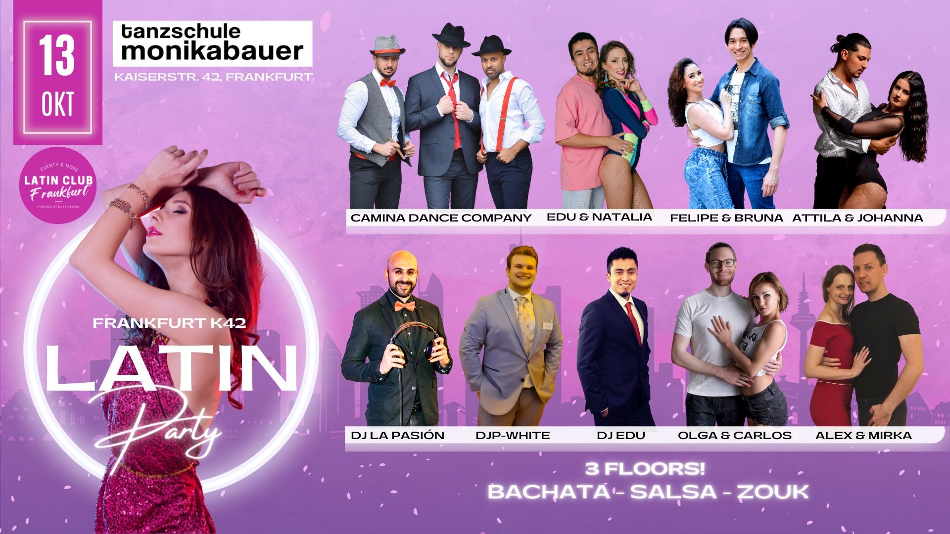 ★ Latin Party K42 ★ Frankfurt - 3 Floors!